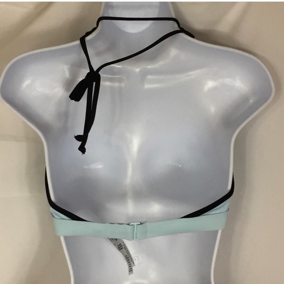 PINK VS Bikini Blue and Black Top Size M NWOT - Picture 3 of 6